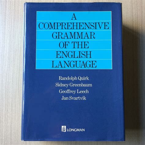 a comprehensive grammar of the english language quirk